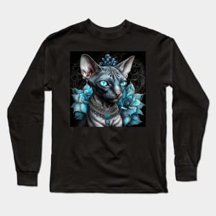 Magnetic Sphynx Long Sleeve T-Shirt